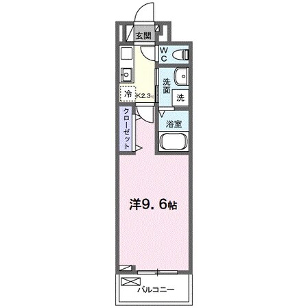 別府駅 徒歩4分 3階の物件間取画像